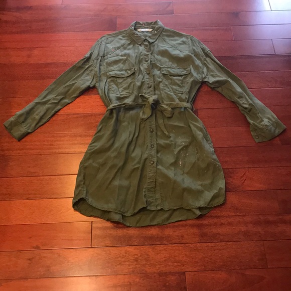 Zara Dresses & Skirts - 💋Zara splatter shirt dress